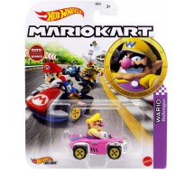 Die Cast Model  WARIO BADWAGON From SUPER MARIO Scale 1:64 5cm Hot Wheels
