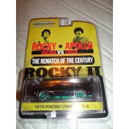 RARE Car Model PONTIAC FIREBIRD WITH GREEN WHEELS from movie ROCKY 2 BALBOA Vs APOLLO CREED Scale 1/64 Original
