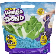 KINETIC SAND SPECIAL 3-PAX Box 3 Colors 2,70 KG Green Blue Purple ORIGINAL SPIN MASTER New!