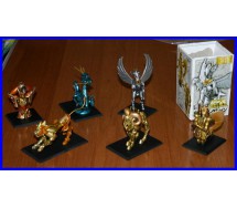 RARO SET 6 Trading Figures SAINT SEIYA HAPPINET Figure SERIE 1 Cavalieri Zodiaco