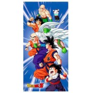 DRAGONBALL Z 7 PERSONAGGI Asciugamano Grande TELO MARE Spiaggia 70x140cm ORIGINALE Ufficiale HALANTEX