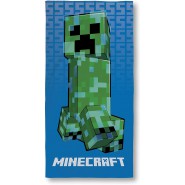 MINECRAFT Asciugamano Grande TELO MARE Spiaggia 70x140cm ORIGINALE Ufficiale HALANTEX