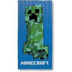 MINECRAFT Asciugamano Grande TELO MARE Spiaggia 70x140cm ORIGINALE Ufficiale HALANTEX