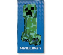 MINECRAFT Asciugamano Grande TELO MARE Spiaggia 70x140cm ORIGINALE Ufficiale HALANTEX