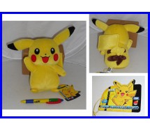 Pokemon STUPENDO Peluche PIKACHU PokeDex 025 ORIGINALE Raro GIAPPONESE Tomy NEW