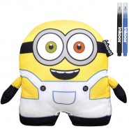 Figura MINION BOB 20cm PLUSH to paint and 2 Color Pen MINIONS 