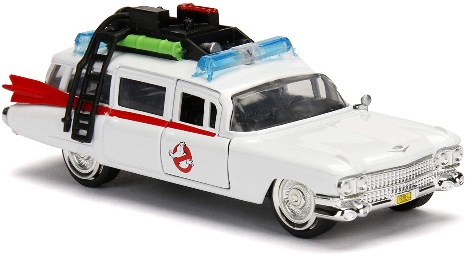 Modello ECTO-1 AMBULANZA Auto Dal Film GHOSTBUSTERS 13cm Scala 1:32 JADA TOYS - Afbeelding 5 van 5