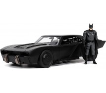 Modello BATMOBILE da THE BATMAN 2022 con Figura BATMAN 22cm Scala 1/24 Originale JADA Toys