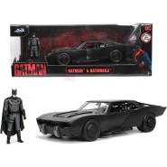 Modello BATMOBILE da THE BATMAN 2022 con Figura BATMAN 22cm Scala 1/24 Originale JADA Toys