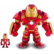 HULKBUSTER 15cm and IRON MAN 4cm BOX 2 Figures DieCast METAL Avengers JADA Toys