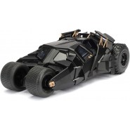 Modello Auto TUMBLER NERO Batmobile BATMAN THE DARK KNIGHT 19cm Scala 1/24 CON FIGURA Originale JADA Toys