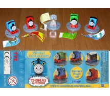 TOMY Set 5 Figure Mini Modellini TRENINO THOMAS Tank Engine VEHICLE COLLECTION