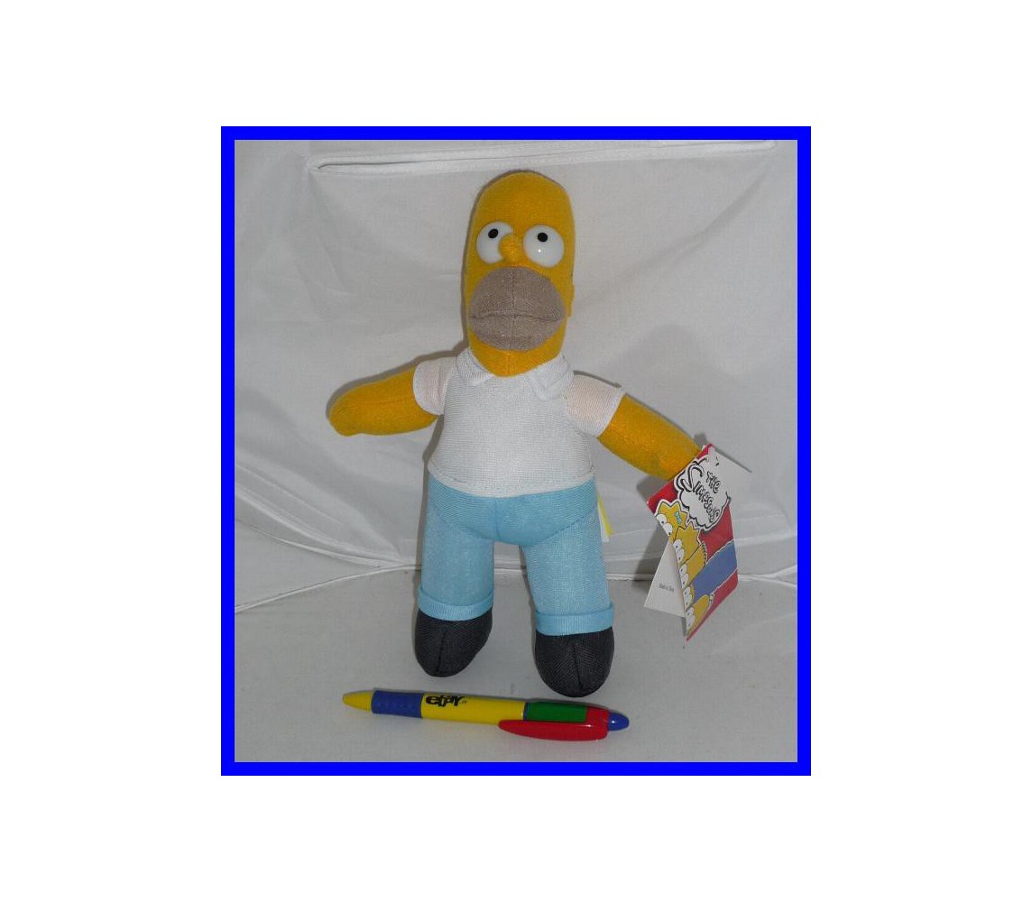 Super Offerta SIMPSONS Peluche 20cm HOMER Originale Ufficiale NUOVO Simpson NEW