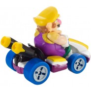 Modellino DieCast KART di WARIO STANDARD KART da SUPER MARIO KART Scala 1:64 5cm Hot Wheels
