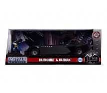 Modello BATMOBILE dalla Serie Animata 20cm Con Figura BATMAN 1/24 DIE CAST DC Comics JADA Toys