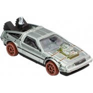 Modello Auto TIME MACHINE 2 da RITORNO AL FUTURO 2 Normal Version DELOREAN 1/64 Hot Wheels FLD13