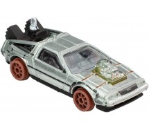 Modello Auto TIME MACHINE 2 da RITORNO AL FUTURO 2 Normal Version DELOREAN 1/64 Hot Wheels FLD13