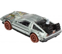 Modello Auto TIME MACHINE 2 da RITORNO AL FUTURO 2 Normal Version DELOREAN 1/64 Hot Wheels FLD13