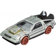 Modello Auto TIME MACHINE 2 da RITORNO AL FUTURO 2 Normal Version DELOREAN 1/64 Hot Wheels FLD13