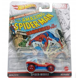 SPIDERMAN Die Cast Car Model  SPIDER MOBILE Dune Buggy  Scale 1:64 6cm HotWheels FLD31