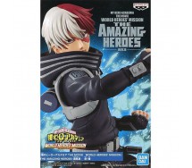 Figure Statue 15cm TODOROKI SHOTO Movie World Heroes Mission BANPRESTO Original