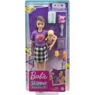 Bambola SKIPPER BABYSITTER Versione Maglietta CUORE Barbie Originale MATTEL GRP11