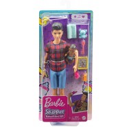 Playset Doll SKIPPER BABYSITTER Version AFROAMERICAN MAN T-Shirt Barbie Original MATTEL GRP14