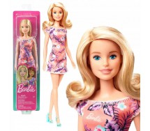BARBIE Doll With FLOREAL DRESS Color ORANGE Original GHT24
