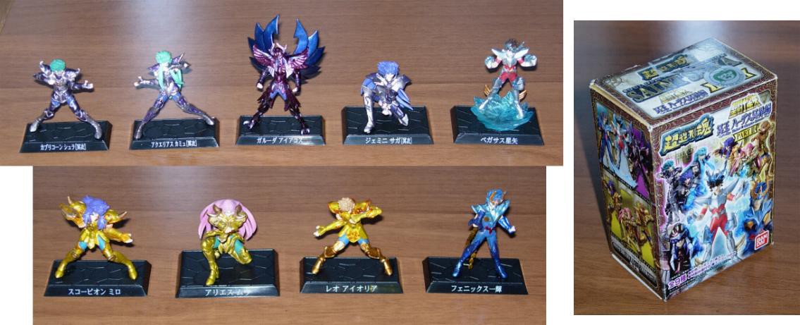 RARO SET 9 Figure SAINT SEIYA PART 2 Bandai Trading Figures BRONZE GOLD HADES !! - Imagen 1 de 1