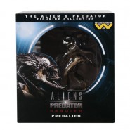 AVP REQUIEM PREDALIEN Figura Resina Metallica 15cm Alien Predator Scala 1/16 Eaglemoss HERO Collector Num 11