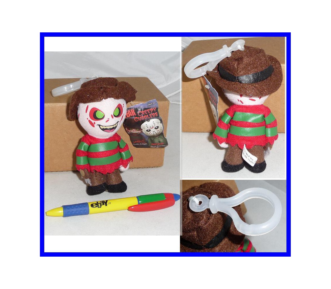 NIGHTMARE Keyring Plush FREDDY KRUEGER 12 cm Original MEZCO