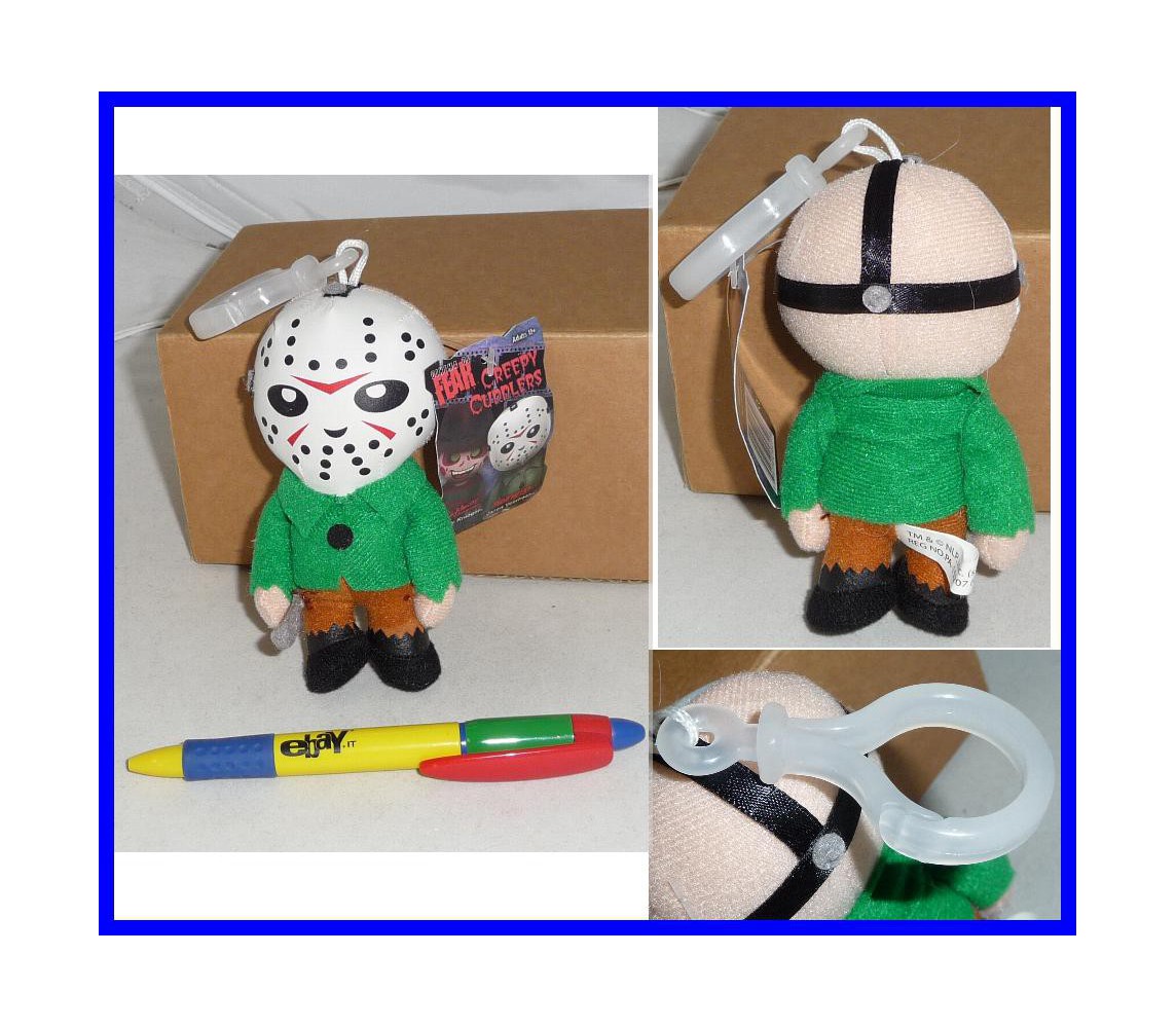 VENERDI 13 Peluche Portachiavi JASON VORHEES 11 cm Originale Ufficiale NUOVO