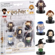 Hagrid Dumbledore Piton etc. SPECIAL PACK 5 FIGURES Collection 5cm With STAMP Original HARRY POTTER Stampers