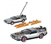 SET 2 Car Models 6cm DeLorean BACK TO THE FUTURE Gashapon  TAKARA TOMY ARTS