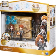 HARRY POTTER Minis ROOM OF REQUIREMENT with HERMIONE and Spinmaster Original