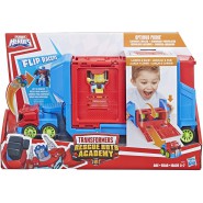 Robot Camion Trailer OPTIMUS PRIME Transformers FLIP RACERS Serie RESCUE BOTS HASBRO E3285