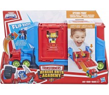 Robot Camion Trailer OPTIMUS PRIME Transformers FLIP RACERS Serie RESCUE BOTS HASBRO E3285