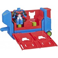 Robot Truck Trailer OPTIMUS PRIME Transformers FLIP RACERS Serie RESCUE BOTS HASBRO E3285