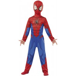 Carnival COSTUME of SPIDER-MAN Spiderman CLASSIC Version Size LARGE 7-9 YEARS Original RUBIE'S Rubies