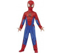 COSTUME Carnevale UOMO RAGNO SpiderMan Classico Taglia LARGE 7-9 ANNI Originale RUBIE'S