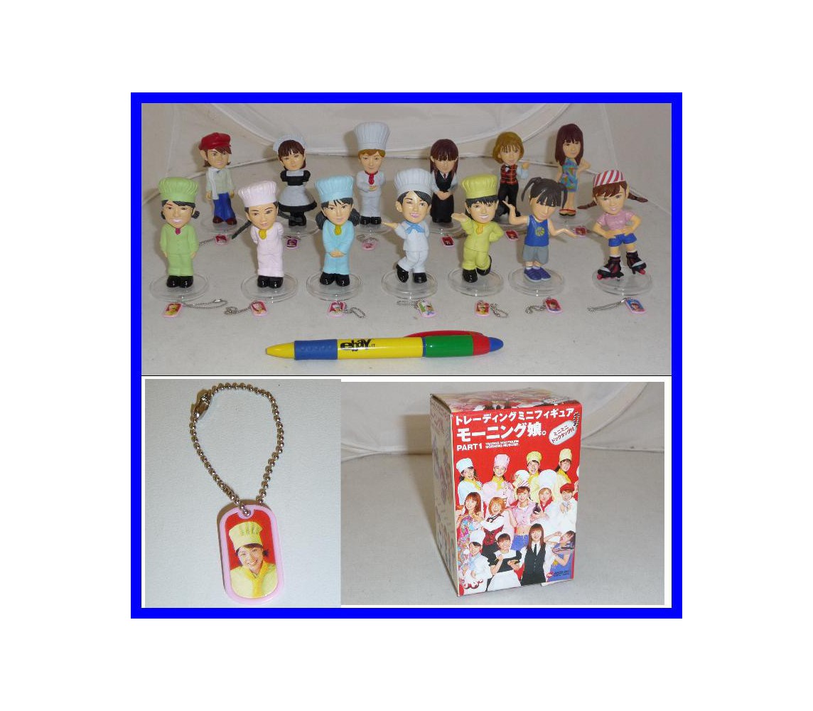 SET 15 Trading Figures MORNING MUSUME Part 1 Originali JAPAN Music NUOVE J-Pop