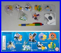 SET 7 Figures MAGNETS LOONEY TUNES Sylvester Wile Roadrunner Tweety Daffy