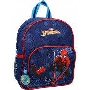 Zaino Scuola UOMO RAGNO Spiderman BLU Zainetto Bambino 31x22cm ORIGINALE Vadobag  Marvel