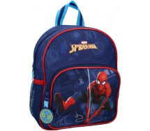 Zaino Scuola UOMO RAGNO Spiderman BLU Zainetto Bambino 31x22cm ORIGINALE Vadobag  Marvel