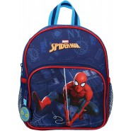 Zaino Scuola UOMO RAGNO Spiderman BLU Zainetto Bambino 31x22cm ORIGINALE Vadobag  Marvel