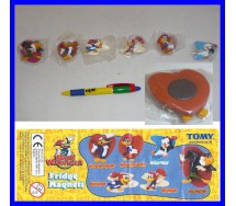 SET 6 Figures MAGNETS WOODY WOODPECKER Tomy 