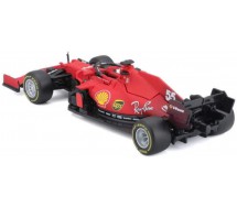 Model FERRARI 2021 SF21 Formula 1 Car Scale 1/43 12cm CARLOS SAINZ Number 55 Original Die Cast Bburago 18-36829