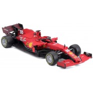 Model FERRARI 2021 SF21 Formula 1 Car Scale 1/43 12cm CARLOS SAINZ Number 55 Original Die Cast Bburago 18-36829