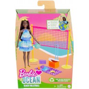 BARBIE THE OCEAN with accessories BEACH WOLLEY Version AFROAMERICAN 30cm Original Mattel GYG16