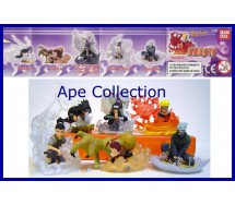 Complete Set 6 FIGUREs NARUTO PART 3 Gashapon BANDAI Gaara Kakashi Sasuke Hokage